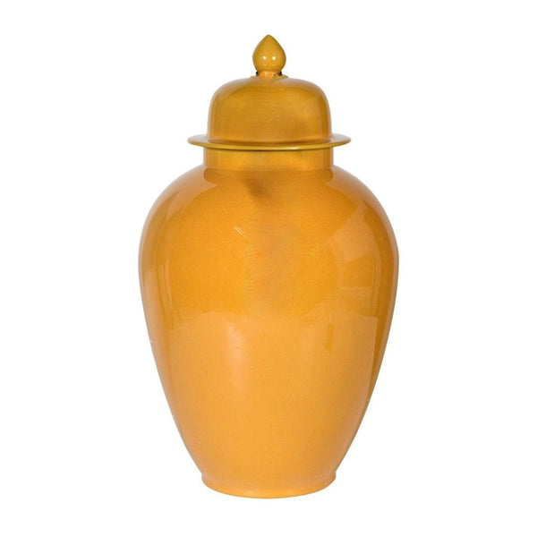 Ochre Lidded Jar