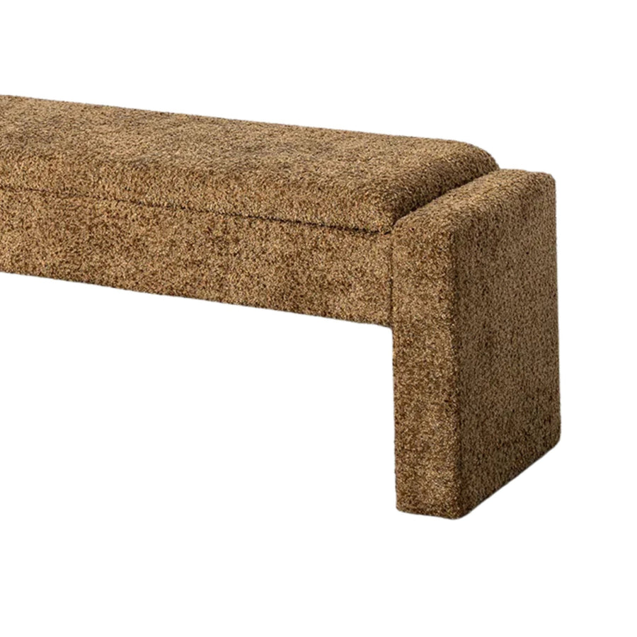 Ochre Polyester Chest Bench