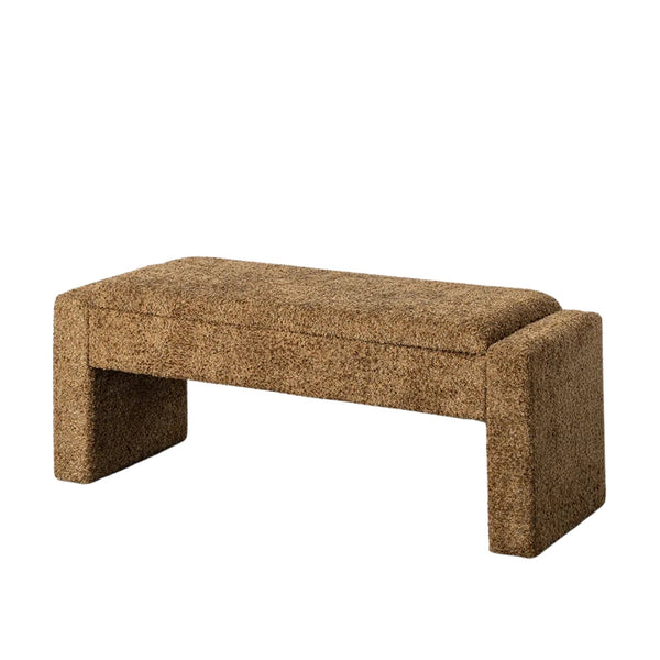 Ochre Polyester Chest Bench