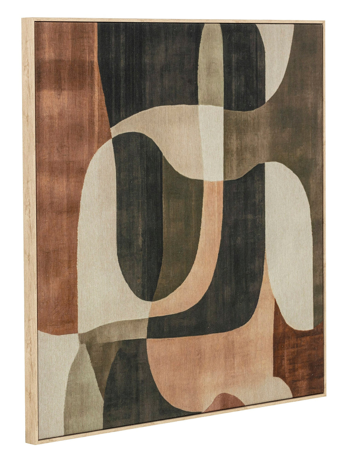 Olive Arches Abstract Canvas Wall Art