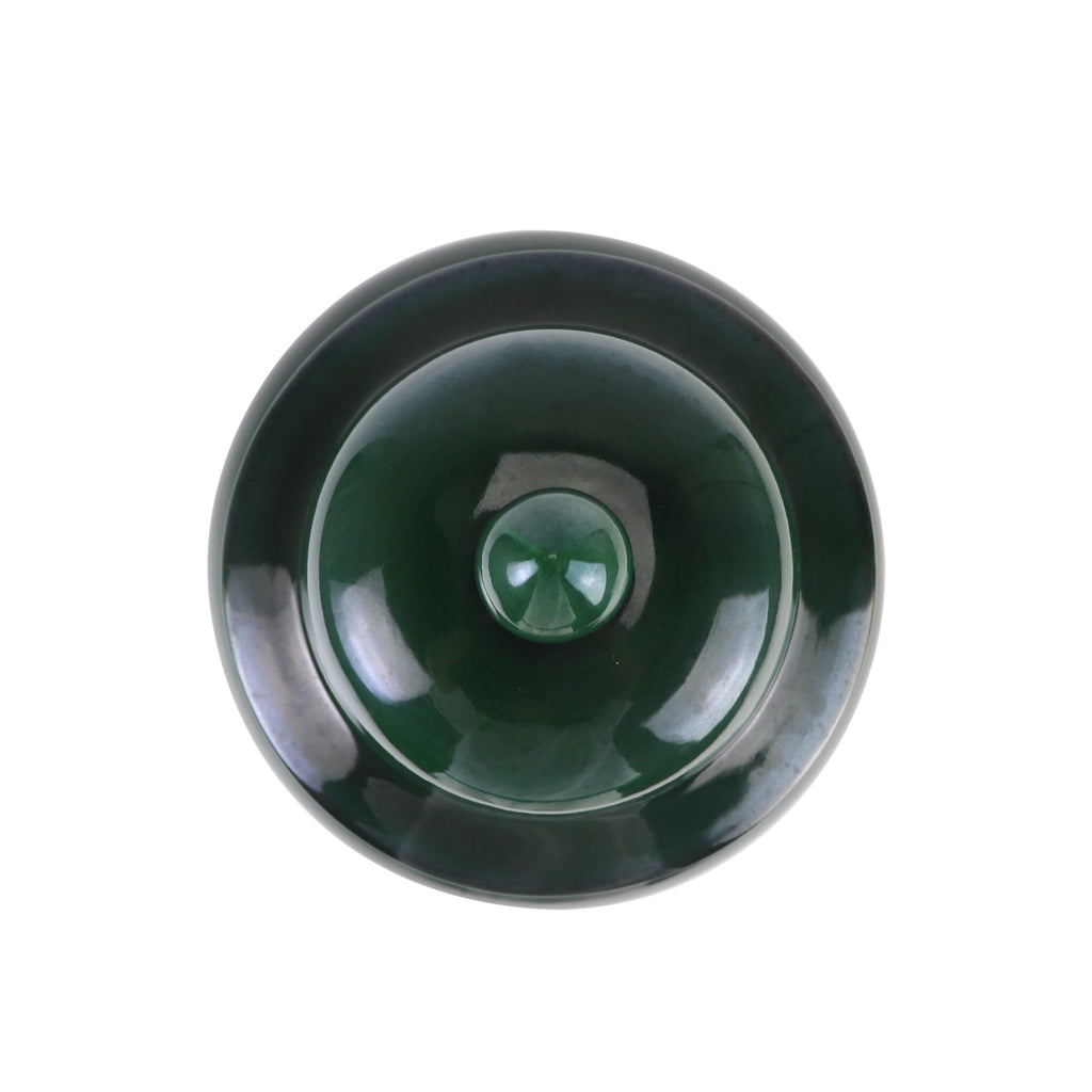 Olive Green Large Ginger Jar - LUXONAS