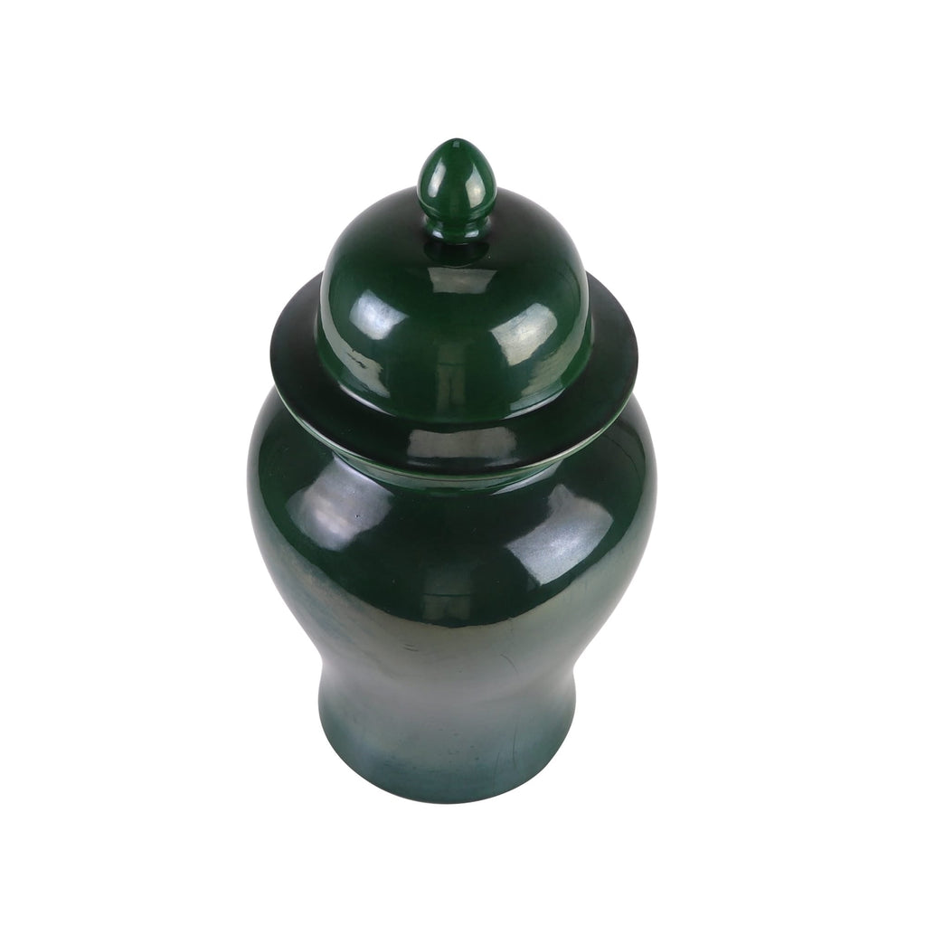 Olive Green Small Ginger Jar - LUXONAS