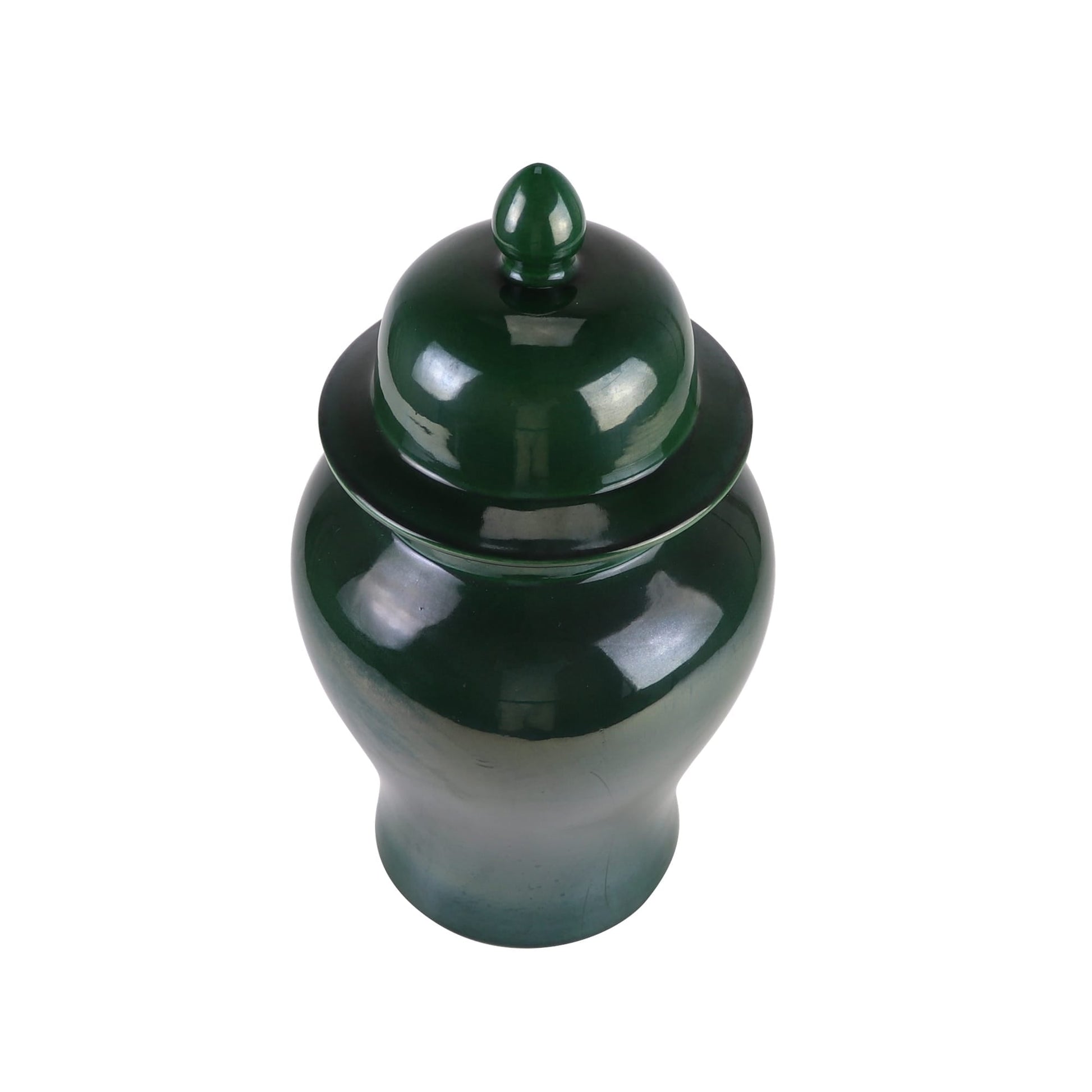 Olive Green Small Ginger Jar - LUXONAS