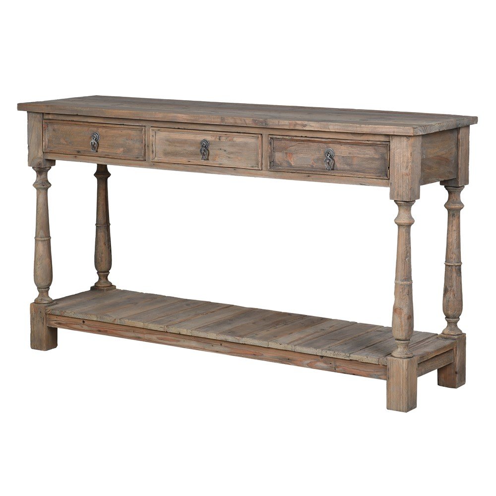 Olympia 3 Drawer Console Table - LUXONAS