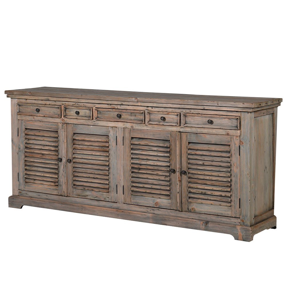 Olympia Louvred Sideboard - LUXONAS