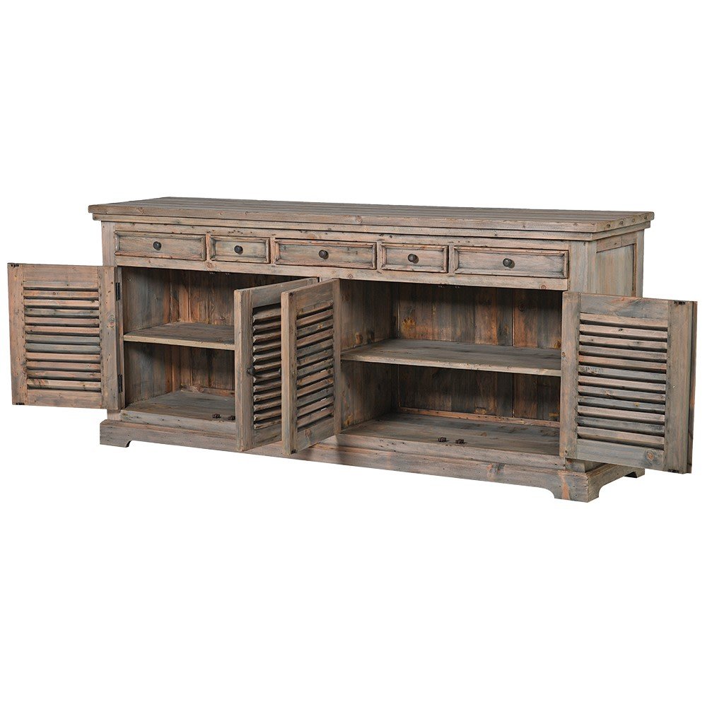 Olympia Louvred Sideboard - LUXONAS