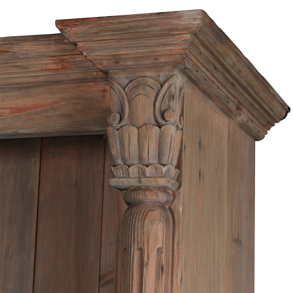 Olympia Pine 4 Door Bookcase - LUXONAS