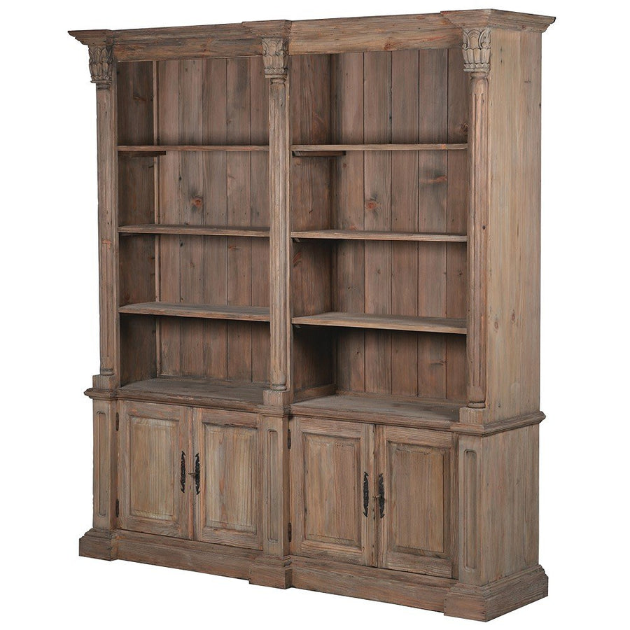 Olympia Pine 4 Door Bookcase