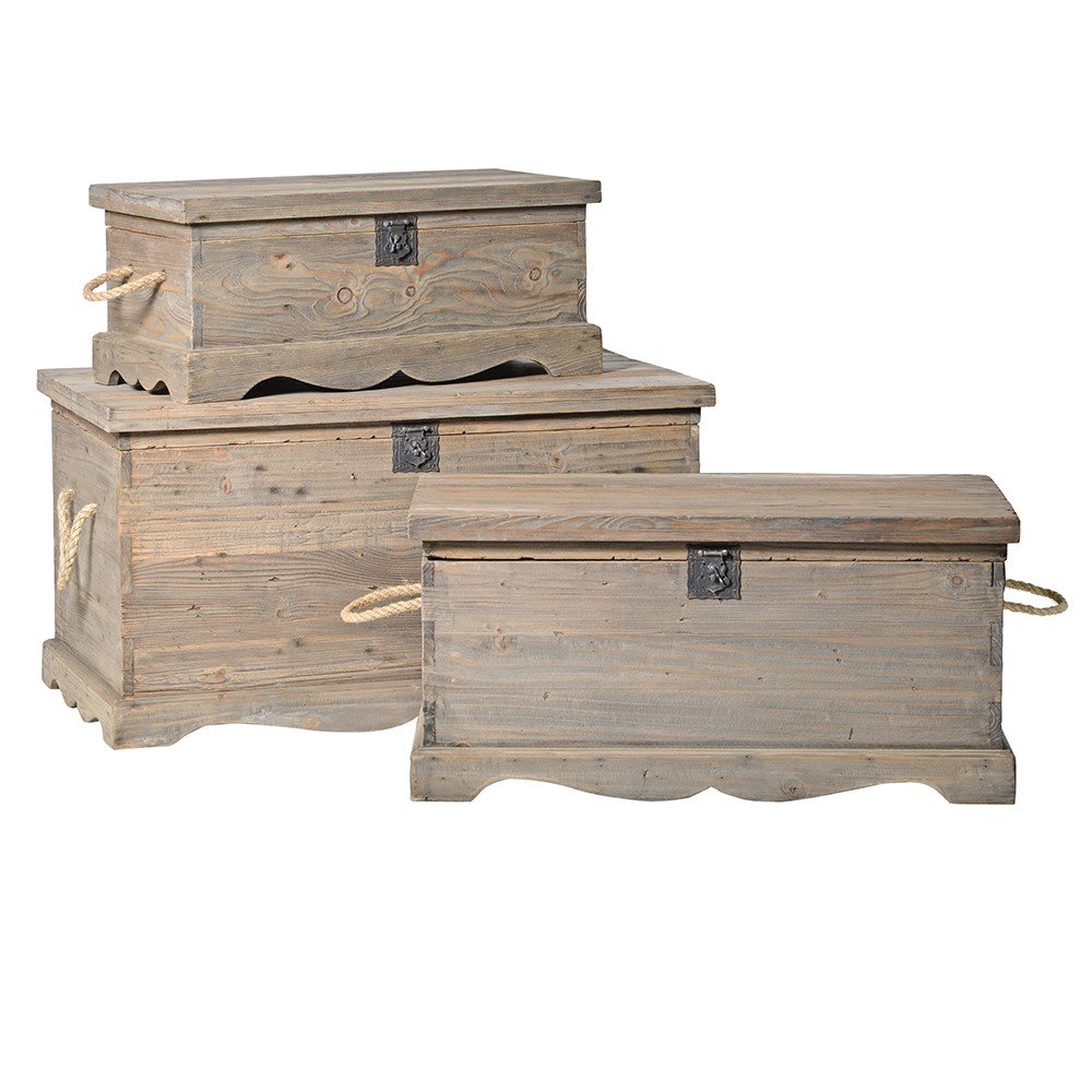 Olympia Reclaimed Blanket Boxes Set of 3