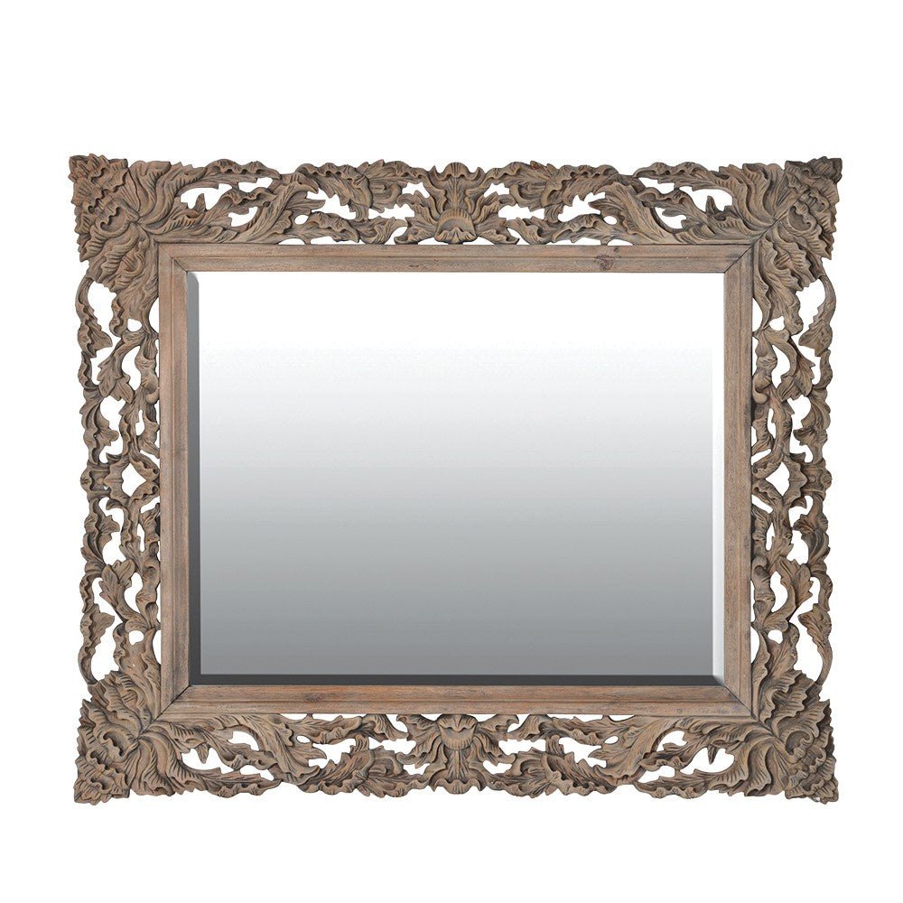 Olympia Reclaimed Carved Mirror - LUXONAS