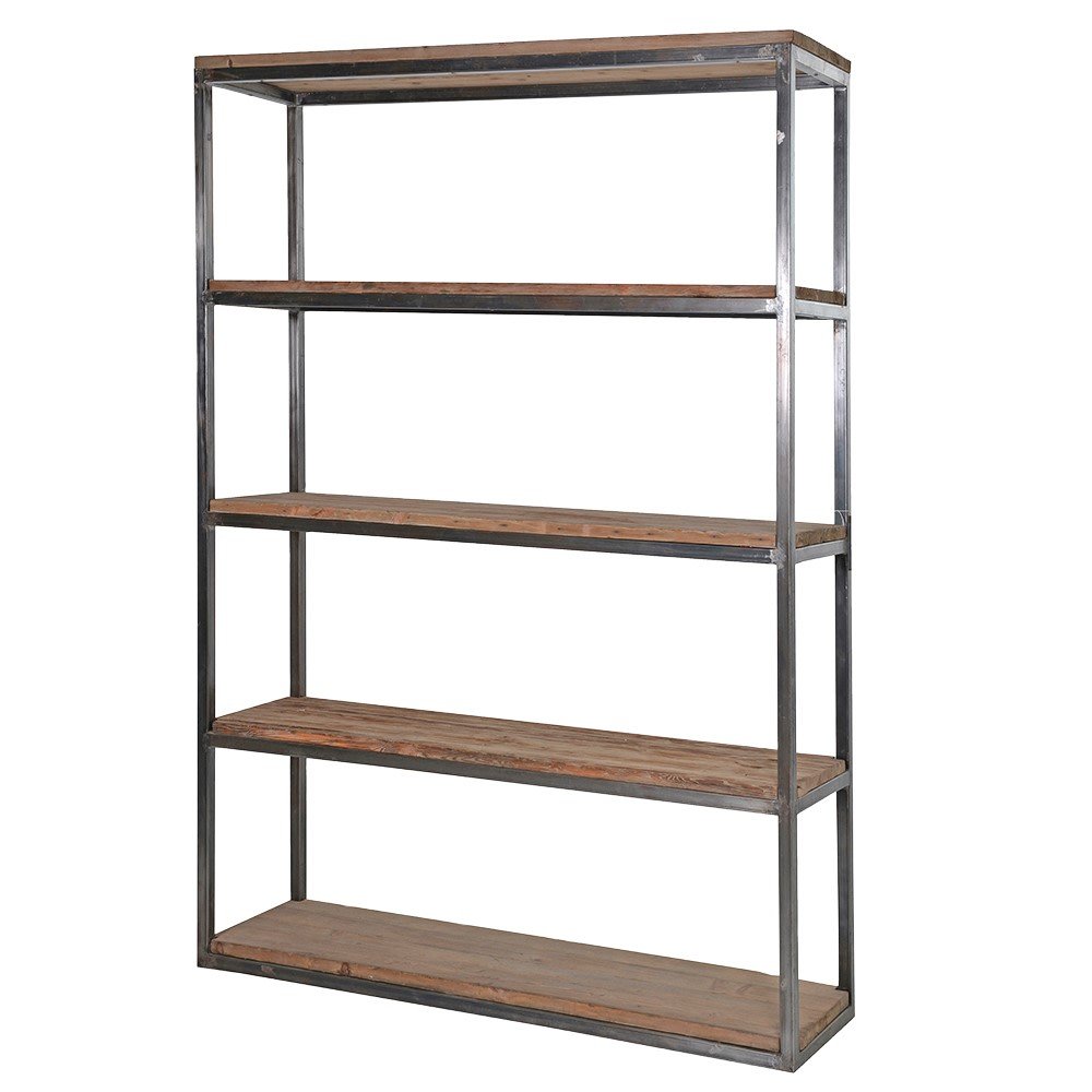 Olympia Reclaimed Medium Open 4 Shelf Unit