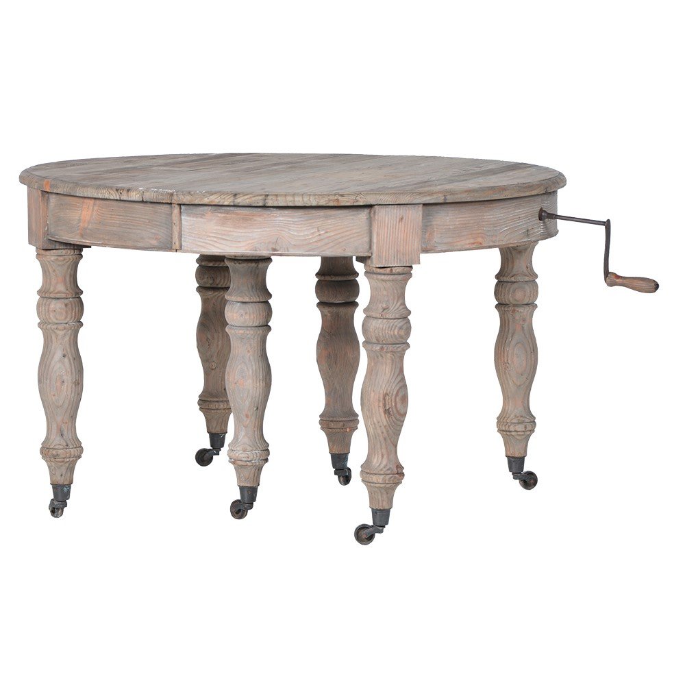 Olympia Reclaimed Oval Extending Dining Table - LUXONAS
