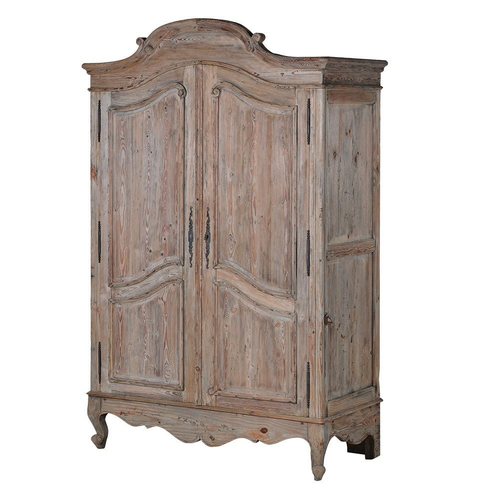Olympia Reclaimed Pine 2 Door Wardrobe - LUXONAS