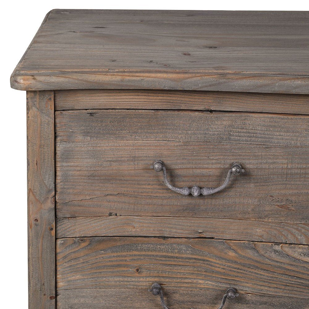 Olympia Reclaimed Pine 3 Drawer Chest - LUXONAS