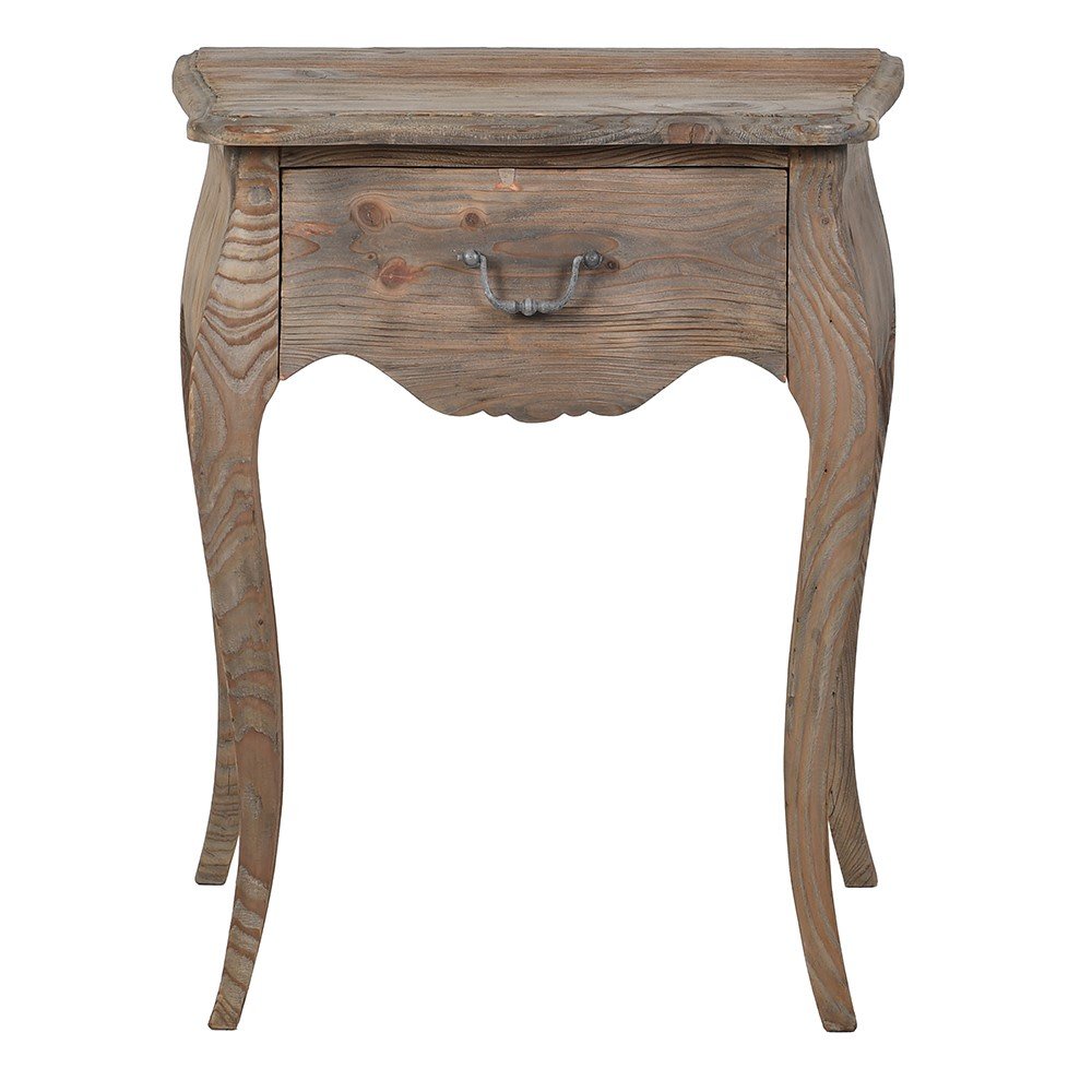 Olympia Reclaimed Pine Bedside Table - LUXONAS