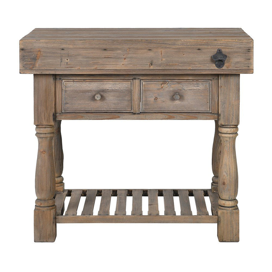 Olympia Reclaimed Pine Butcher Block Table