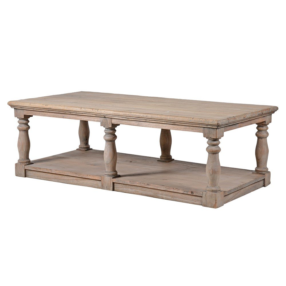 Olympia Reclaimed Pine Coffee Table - LUXONAS