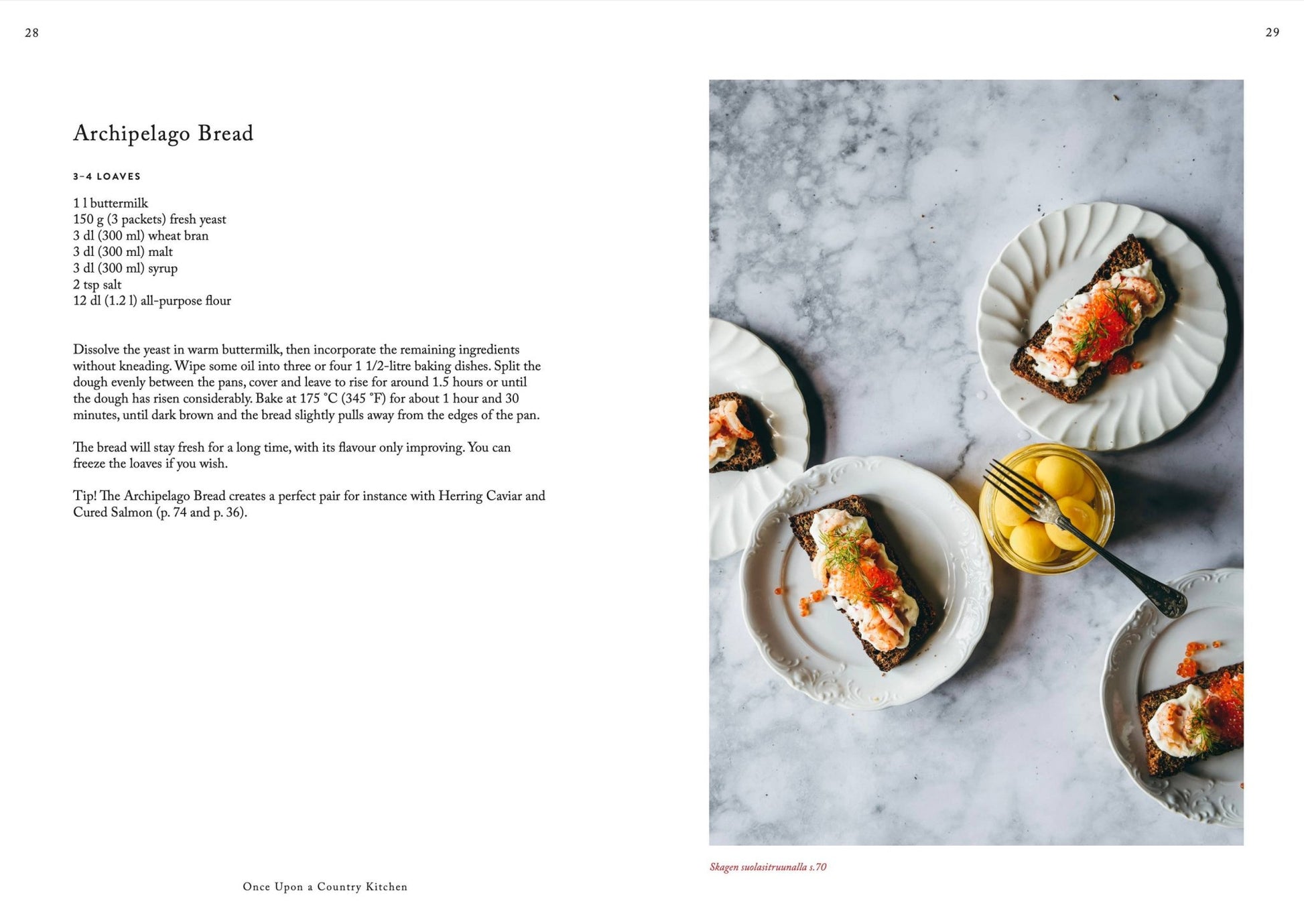 Once Upon a Country Kitchen Book - LUXONAS