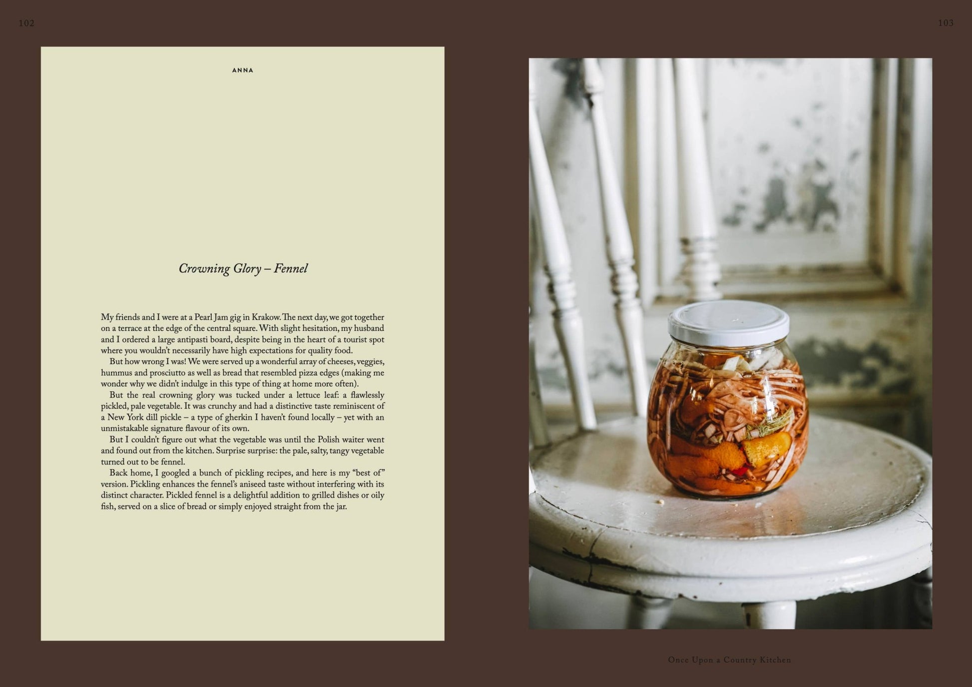 Once Upon a Country Kitchen Book - LUXONAS