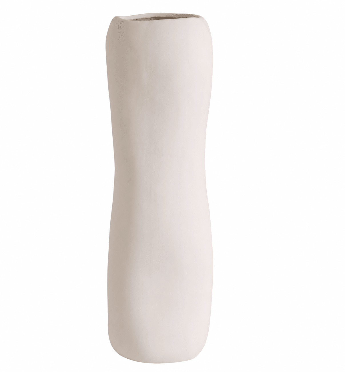 Organic Stoneware Beige Vase