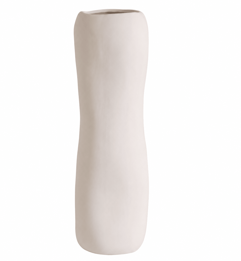 Organic Stoneware Beige Vase