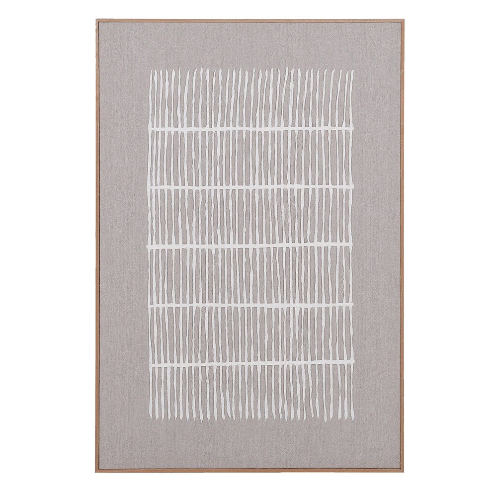 Organic Wall Art with Wooden Frame - LUXONAS