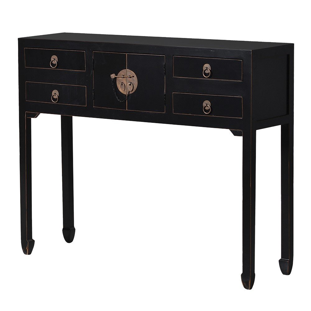 Oriental Black Hall Table - LUXONAS