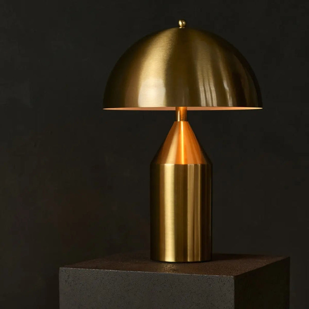 Otto Gold Dressoir Lamp – Stylish Metal Table Lamp for Any Room - LUXONAS HOME