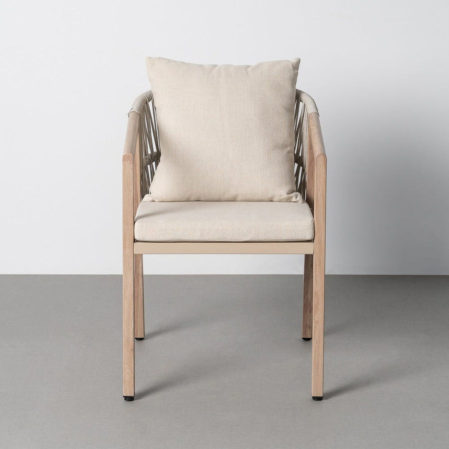 Outdoor Steel and Rattan Chair