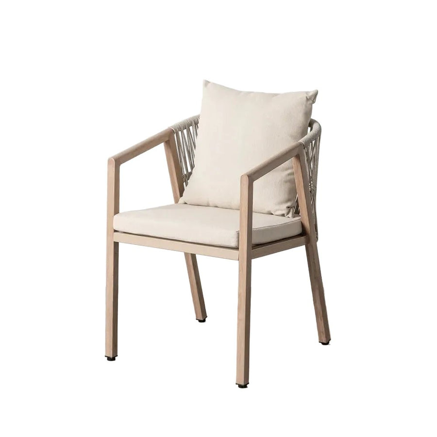 Outdoor Steel and Rattan Chair