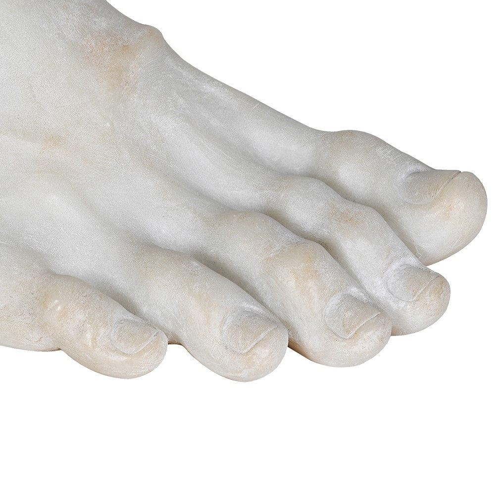 Pale Hercules Right Foot Sculpture - LUXONAS
