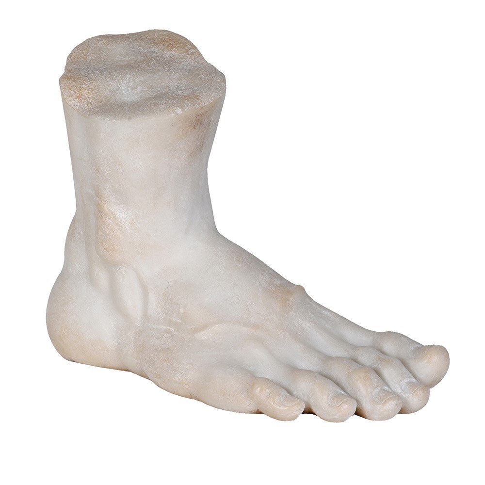 Pale Hercules Right Foot Sculpture - LUXONAS