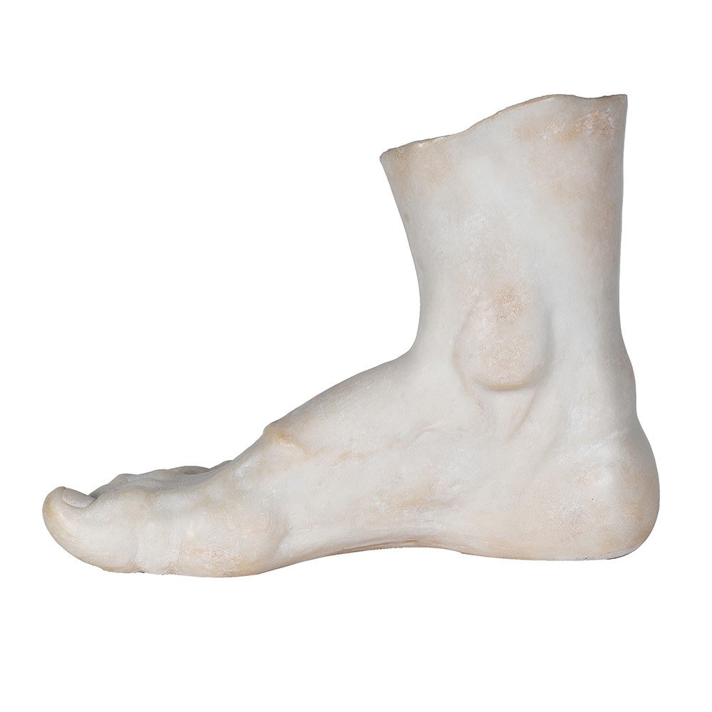 Pale Hercules Right Foot Sculpture - LUXONAS