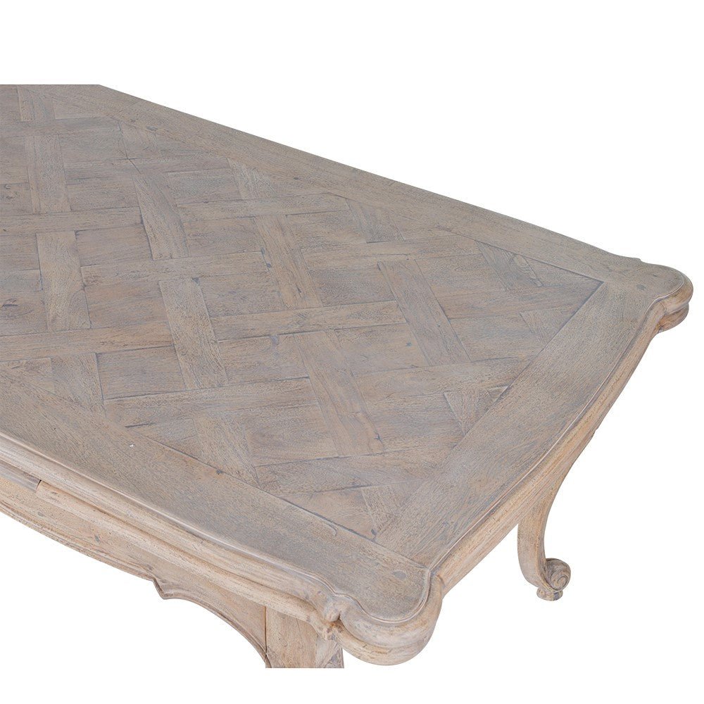 Paros Extending Dining Table - Elegant and Versatile Acacia Wood Design - LUXONAS