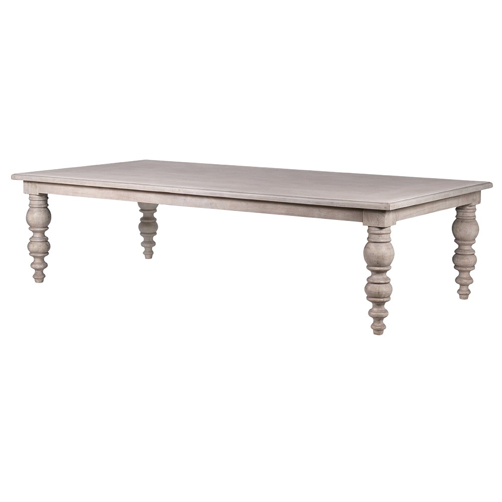 Paros Oversized Farmhouse Dining Table - LUXONAS
