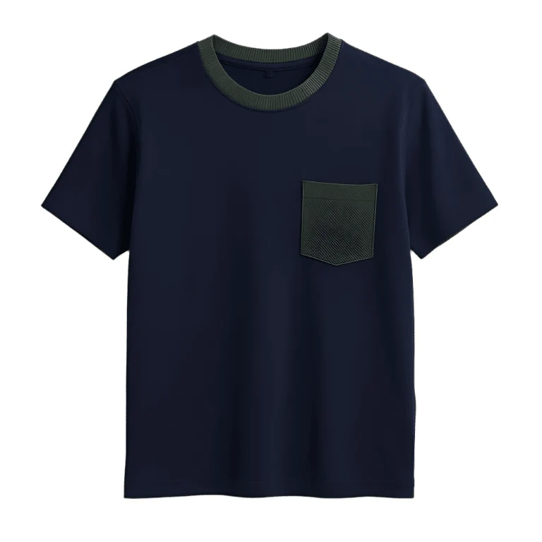 Patch Cotton T-Shirt - Crew Neck Short Sleeve Unisex Tee | Casual Cotton Top