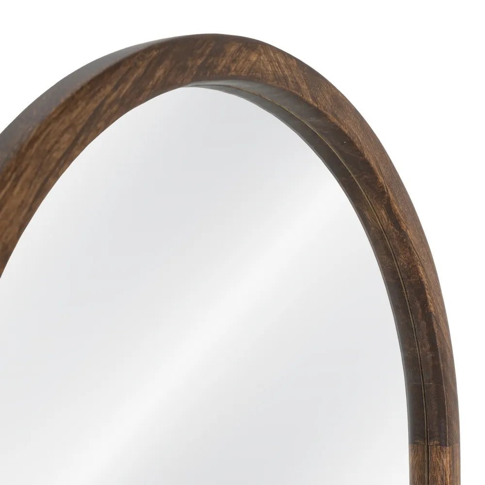 Paulina Round Top Wall Mirror with 154.5 x 54 cm Interior Dimensions and 3 cm Frame Width - LUXONAS HOME
