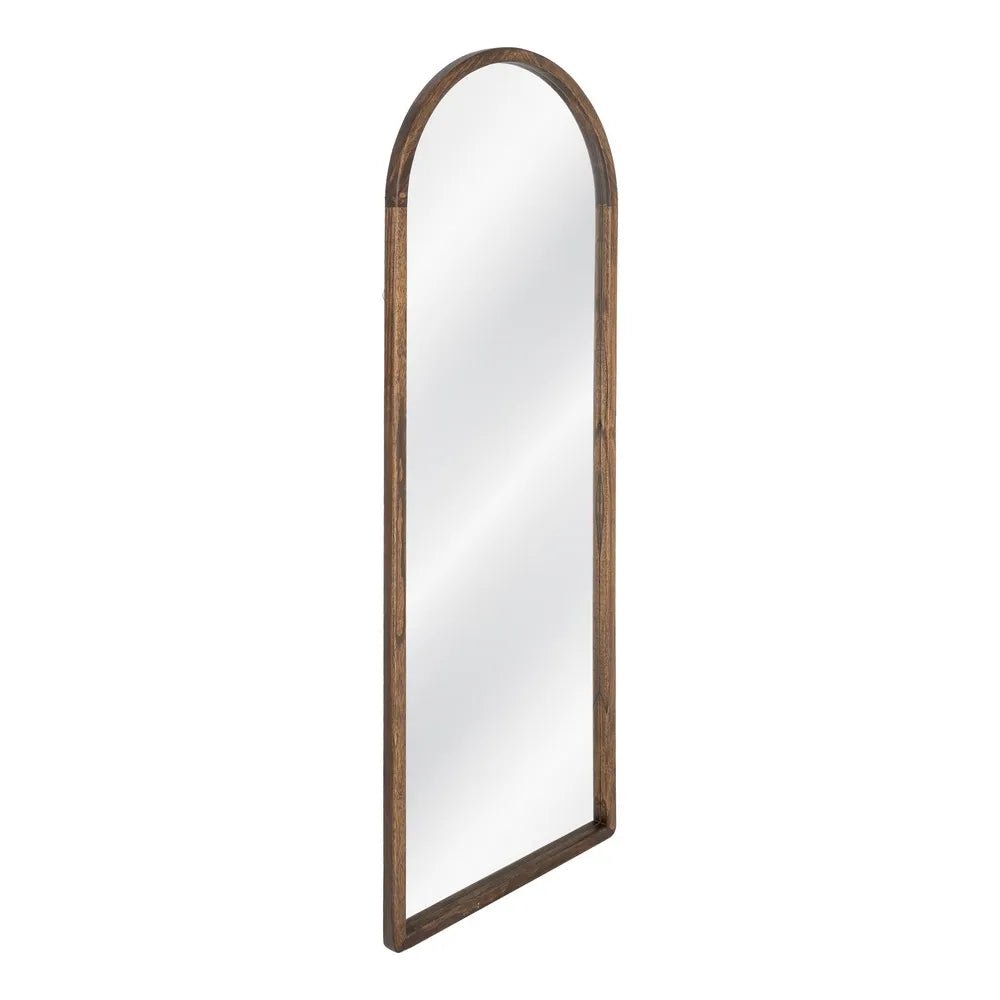 Paulina Round Top Wall Mirror with 154.5 x 54 cm Interior Dimensions and 3 cm Frame Width - LUXONAS HOME