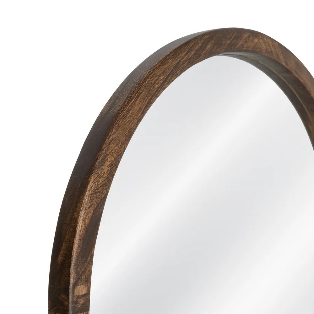 Paulina Round Top Wall Mirror with 154.5 x 54 cm Interior Dimensions and 3 cm Frame Width - LUXONAS HOME