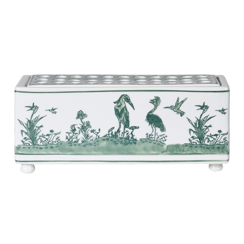 Peacock Sage Ceramic Flower Stem Jar - LUXONAS