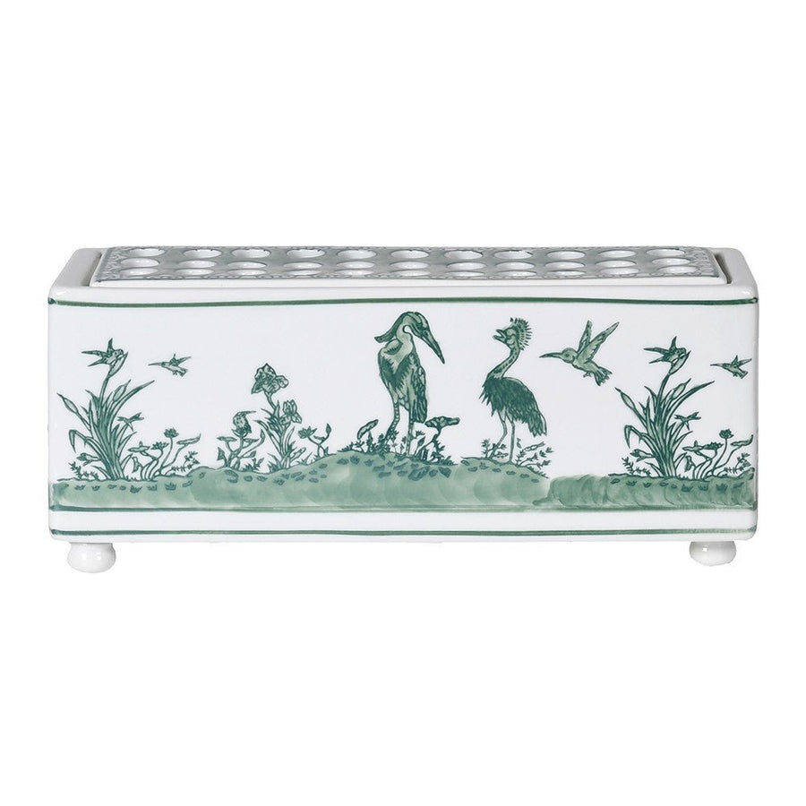 Peacock Sage Ceramic Flower Stem Jar