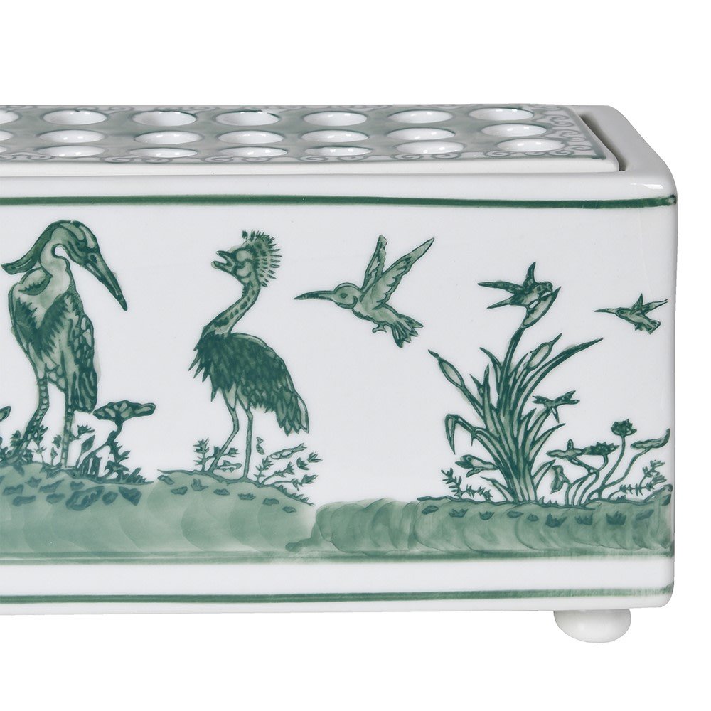 Peacock Sage Ceramic Flower Stem Jar - LUXONAS