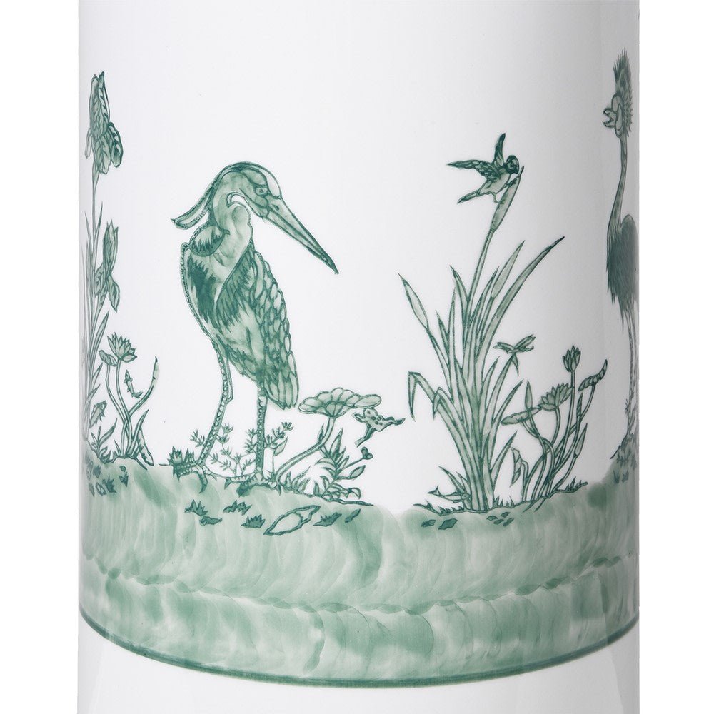 Peacock Sage Ceramic Umbrella Stand - LUXONAS