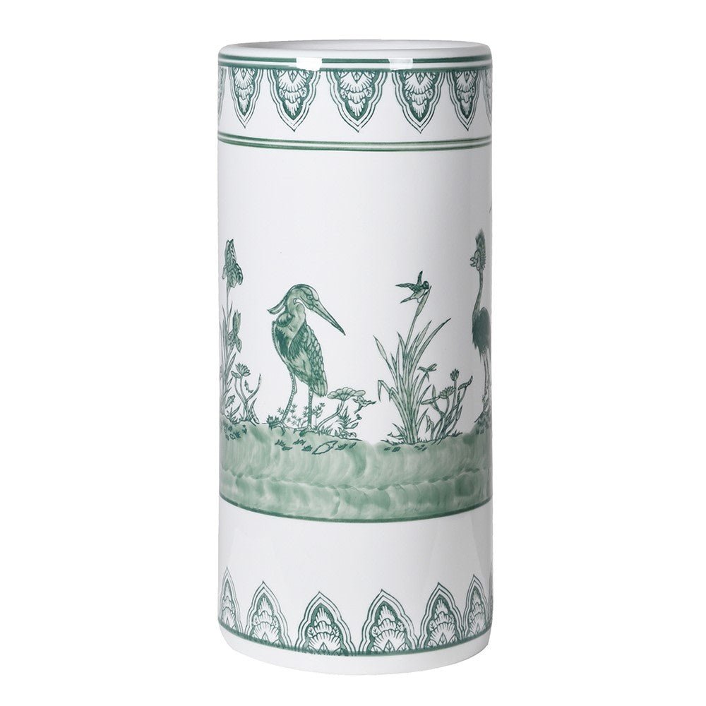 Peacock Sage Ceramic Umbrella Stand - LUXONAS