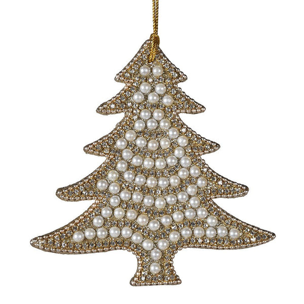 Pearl and Diamond Decorative Tree
