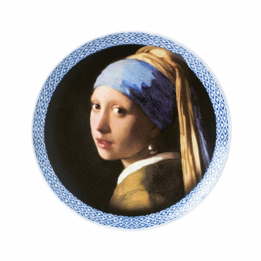 Pearl Earring Girl Delft Blue Wall Plate