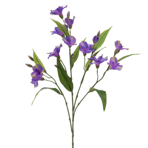 Peruvian Lily Purple Faux Flower - 63cm