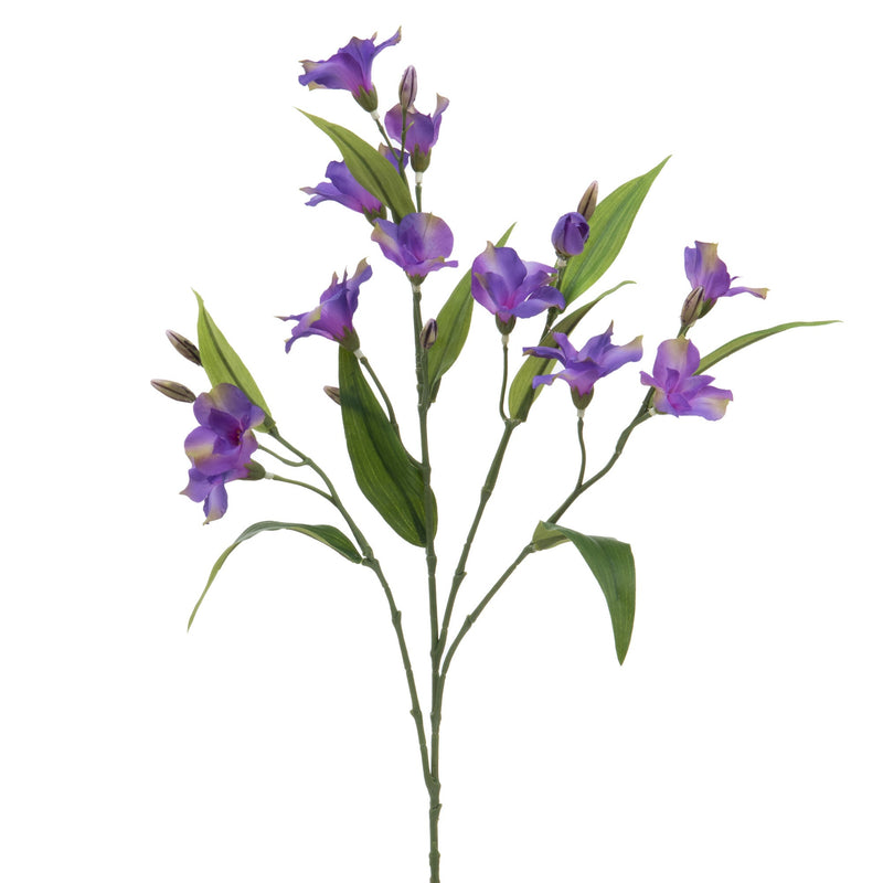Peruvian Lily Purple Faux Flower - 63cm