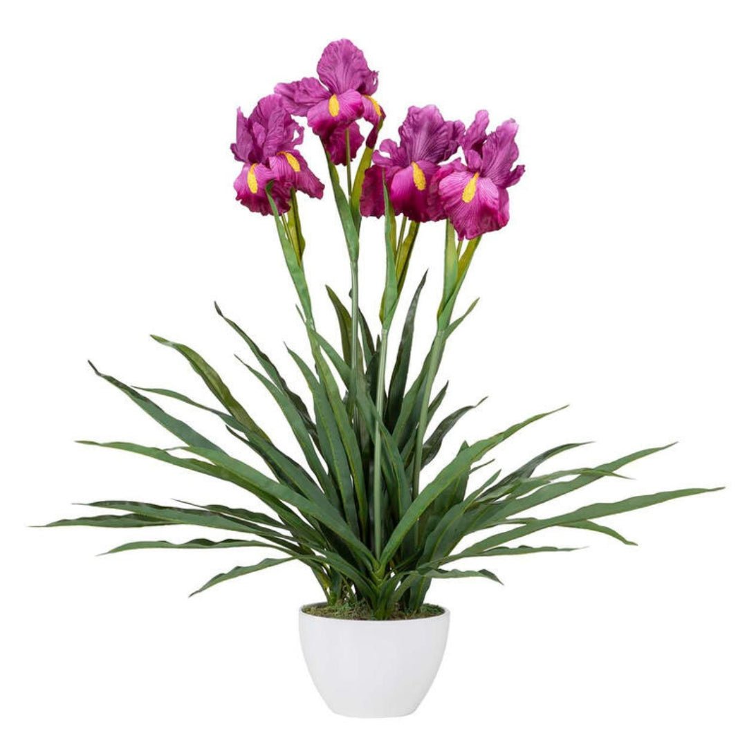 Pink Cattleya Plant in Pot - Elegant Artificial Orchid