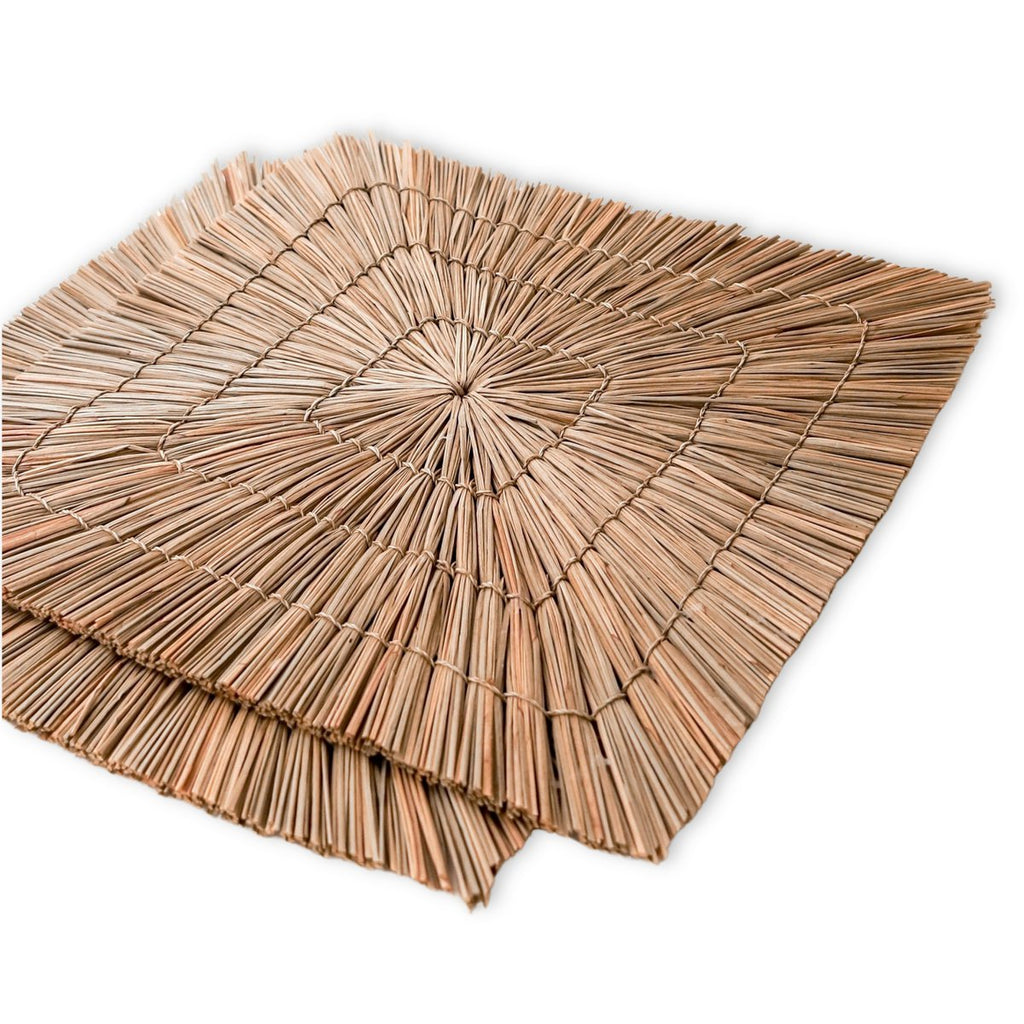 Placemat (Set of 2, 4 or 6), 36 cm | Table Mat VARNA (natural) made of Seagrass - LUXONAS HOME